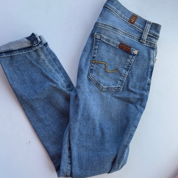 7 For All Mankind Denim - 7 For All Mankind Light Blue Women's Jeans